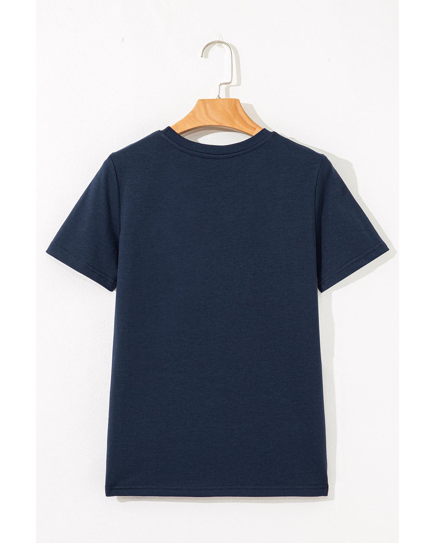 Toothpick Stripe Round Neck T-Shirt