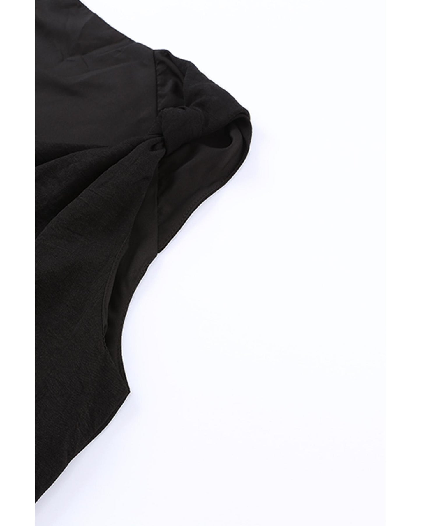 AZURA EXCHANGE V Neck Knotted Shoulder Vest
