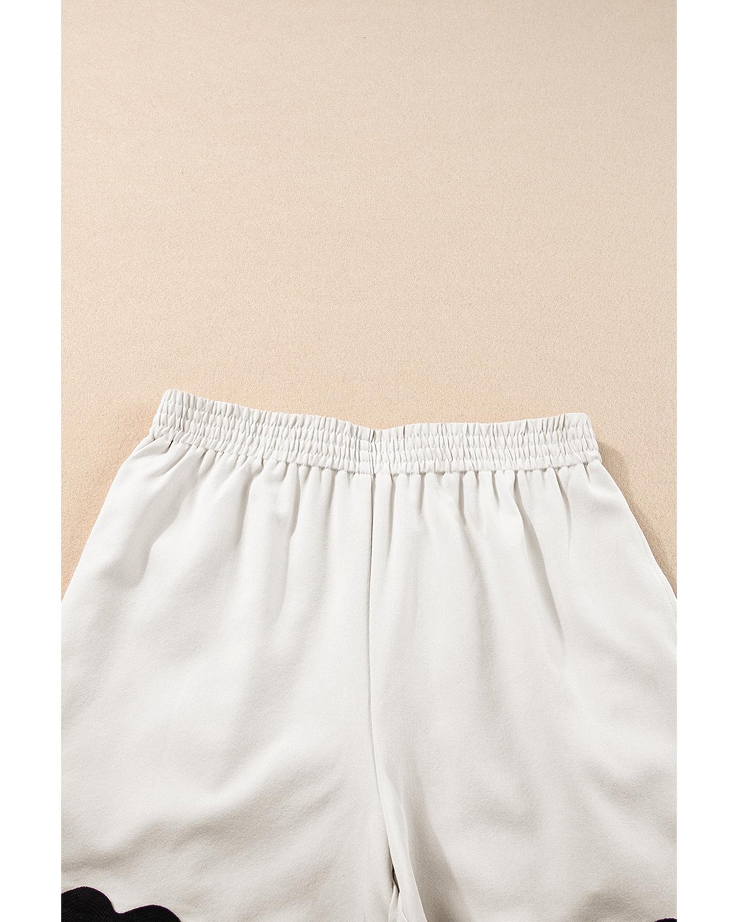 Ricrac Trim Tank Top and Elastic Waist Shorts