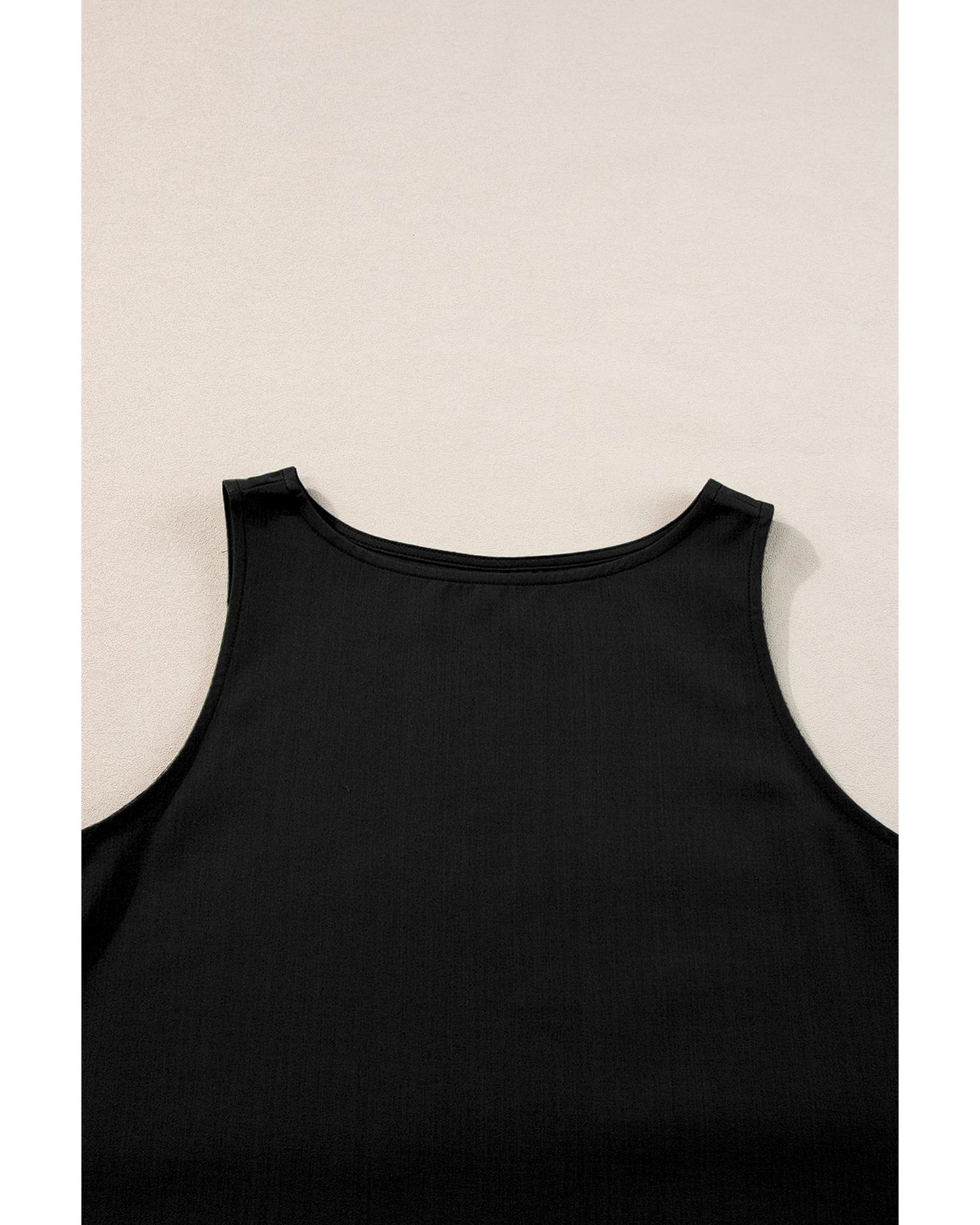 Ricrac Trim Tank Top and Elastic Waist Shorts