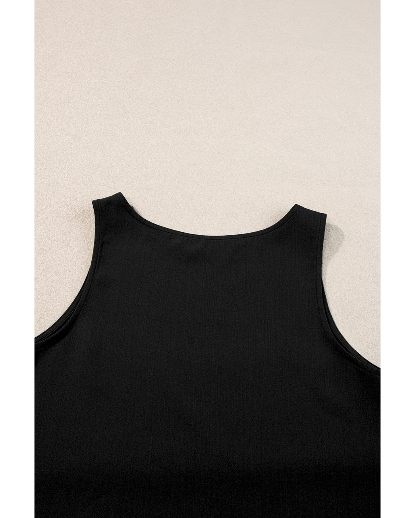 Ricrac Trim Tank Top and Elastic Waist Shorts