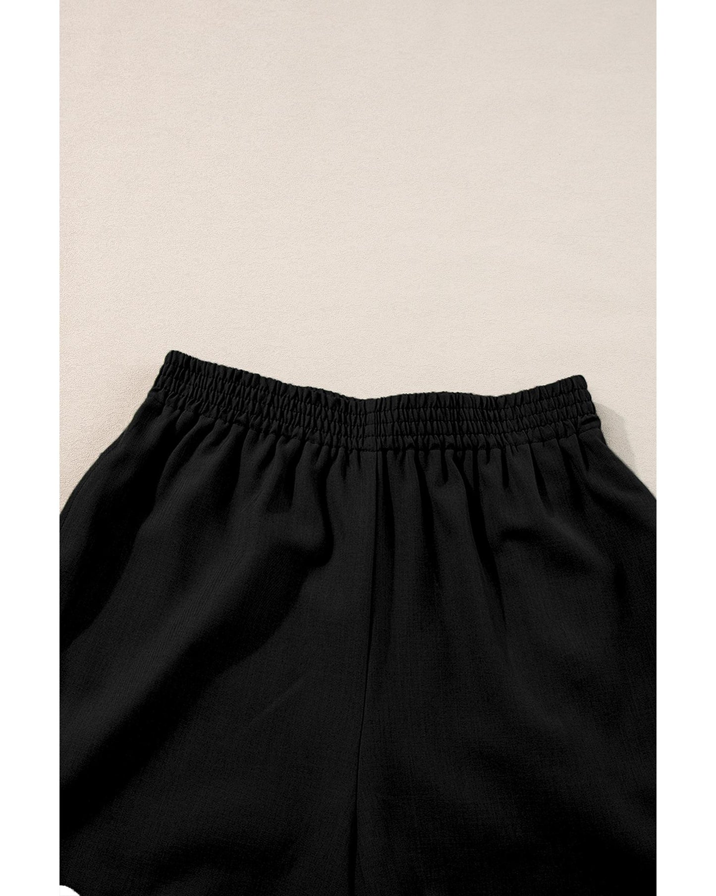 Ricrac Trim Tank Top and Elastic Waist Shorts