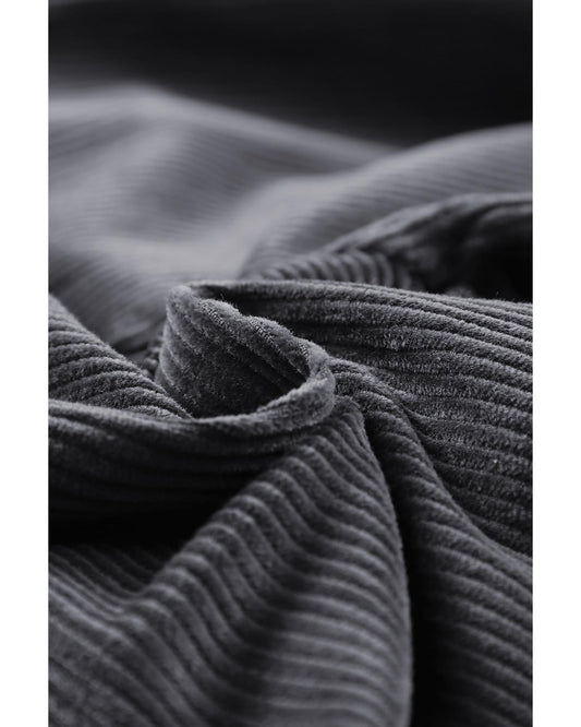 Corduroy High Waist Straight Leg Pants