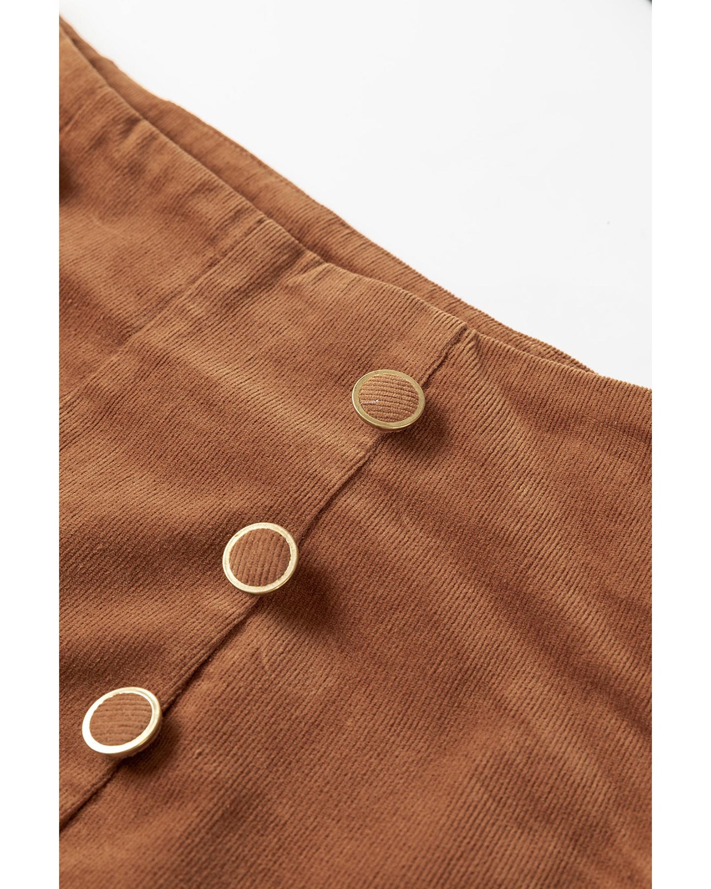 Double Breasted Straight Leg Pants