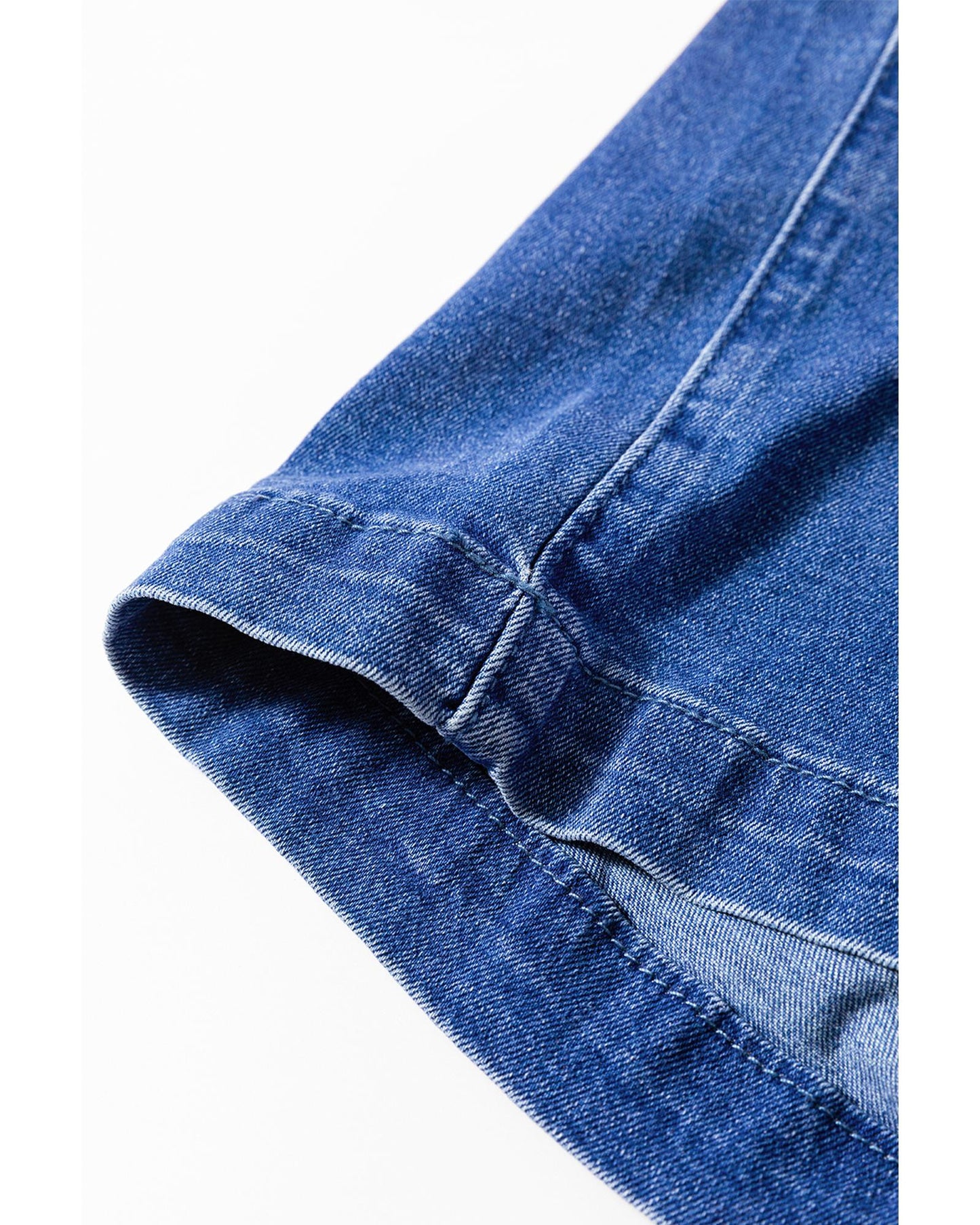 Prussian Blue Mineral Wash Wide Leg Denim Overalls