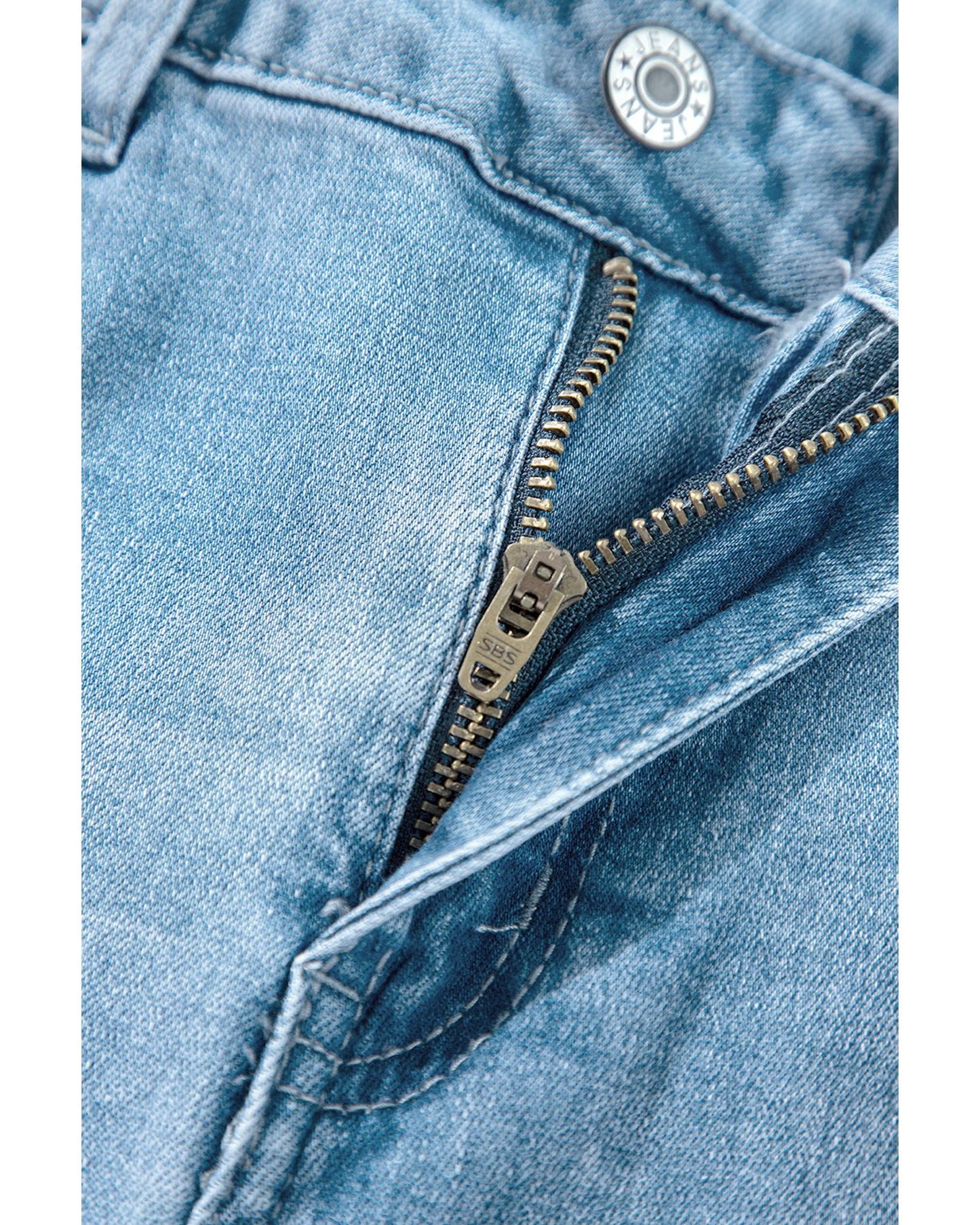 Myosotis High Rise Shift Slit Leg Straight Jeans