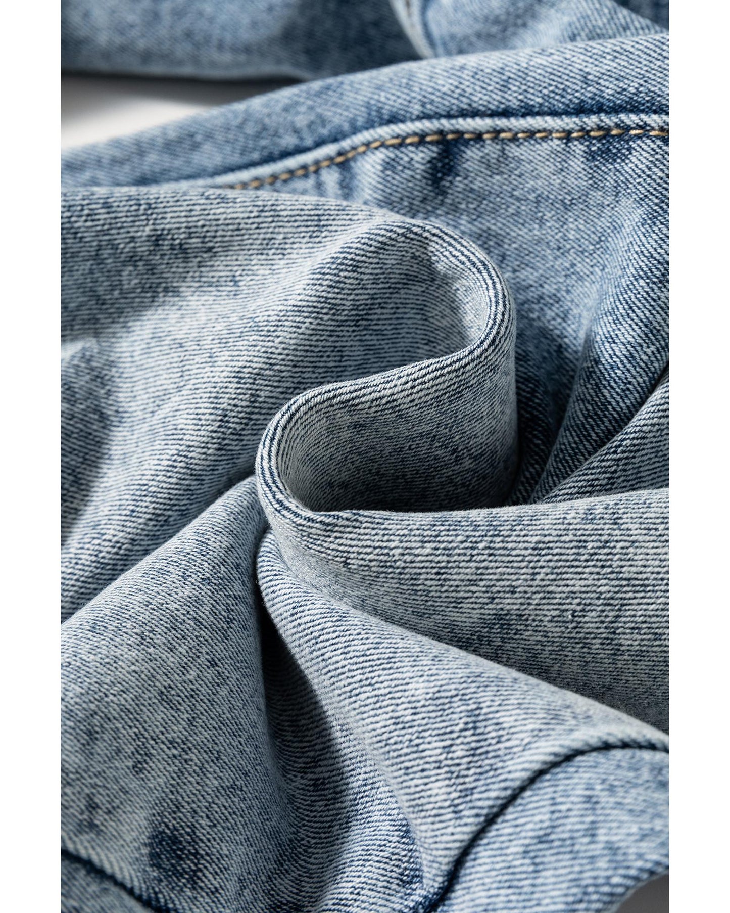 Myosotis High Rise Button Zip Fly Jeans
