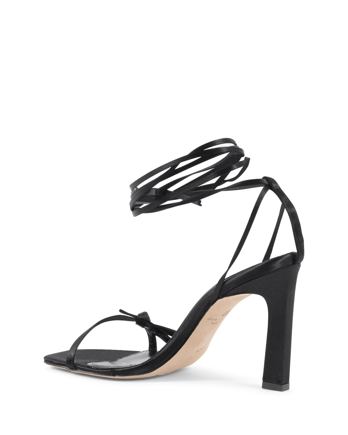Lace-Up High Heel Sandals with Ankle Laces