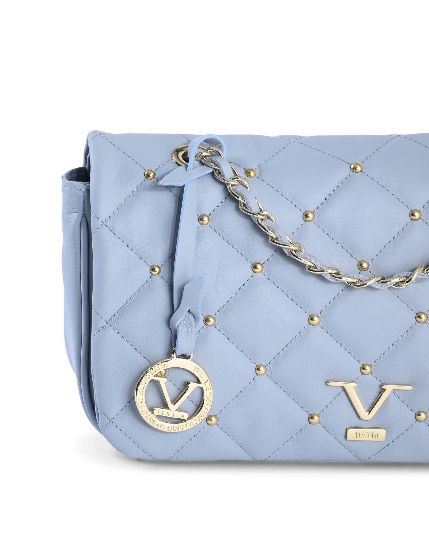 V Italia by Versace 1969 Quilted Leather Shoulder Bag