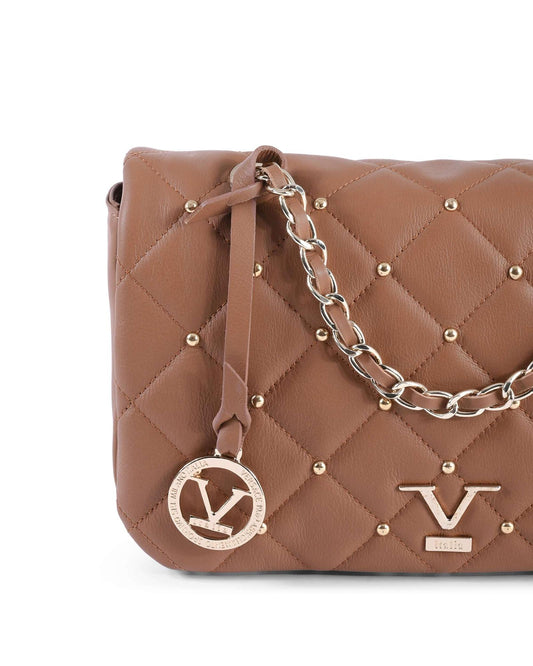 V Italia by Versace 1969 Quilted Leather Shoulder Bag