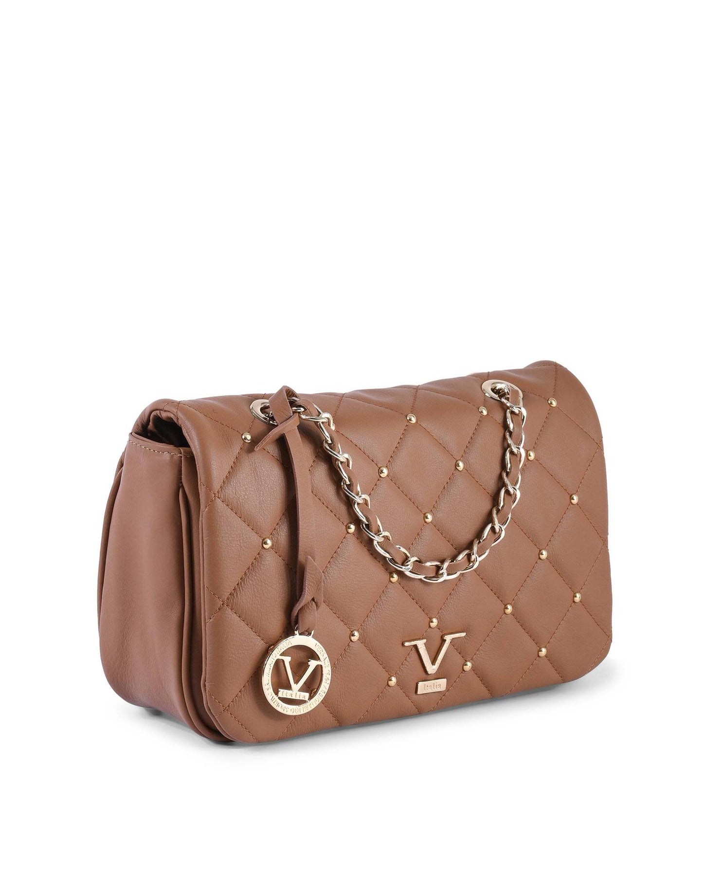 V Italia by Versace 1969 Quilted Leather Shoulder Bag