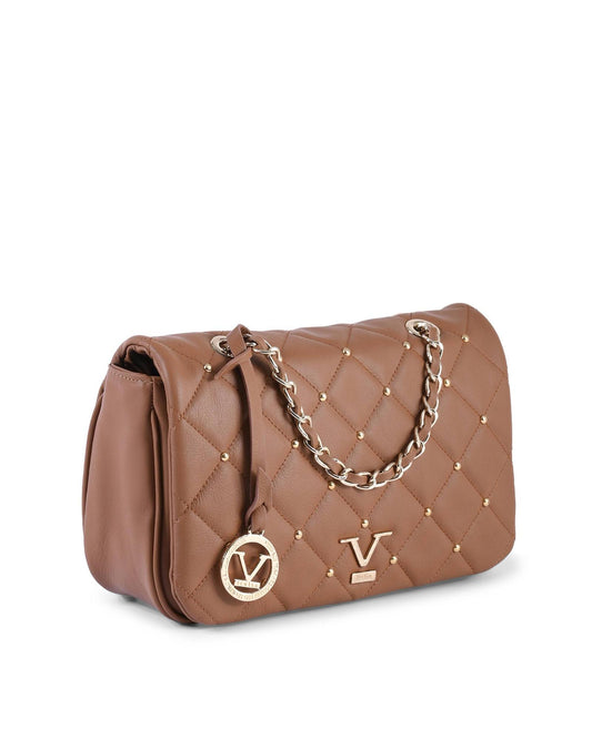 V Italia by Versace 1969 Quilted Leather Shoulder Bag