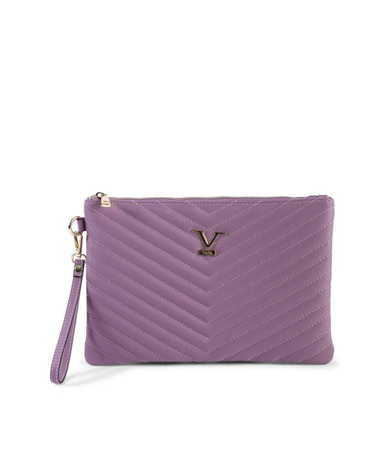 V Italia by Versace Quilted Clutch Bag
