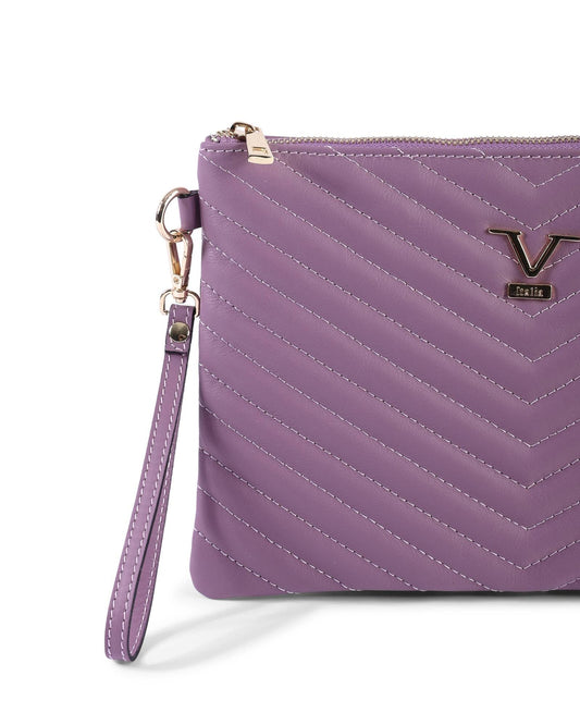 V Italia by Versace Quilted Clutch Bag