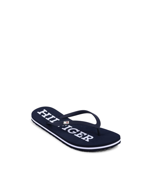 Hilfiger Logo Flip Flops Summer Sandals - 40 IT