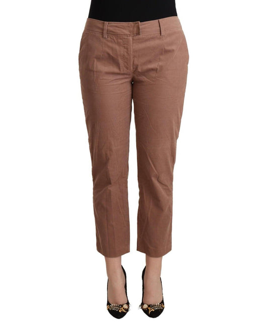 COSTUME NATIONAL Mid Waist Cotton Pants
