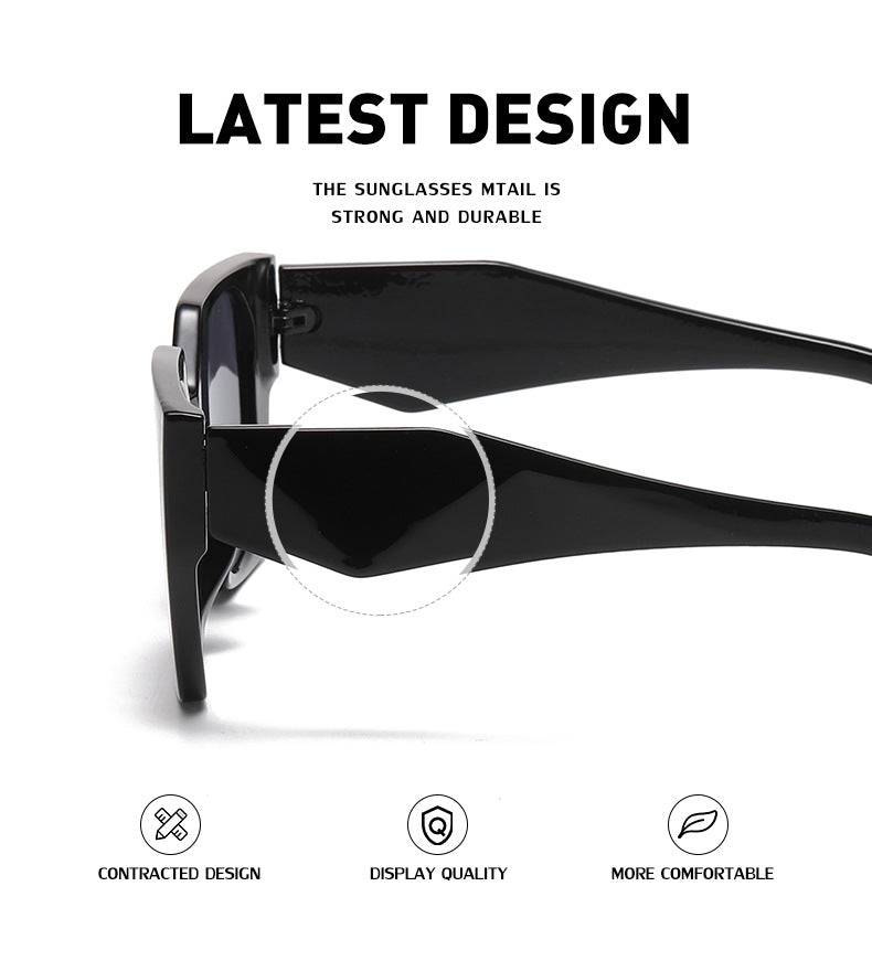 Bold Oversized UV400 Designer Fashion Shades