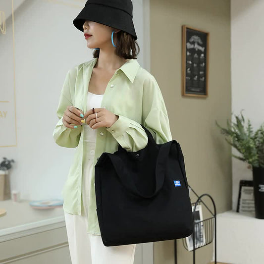 Minimalist Nylon Large Capacity Tote Bag