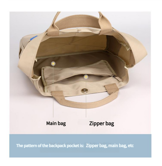 Minimalist Nylon Large Capacity Tote Bag