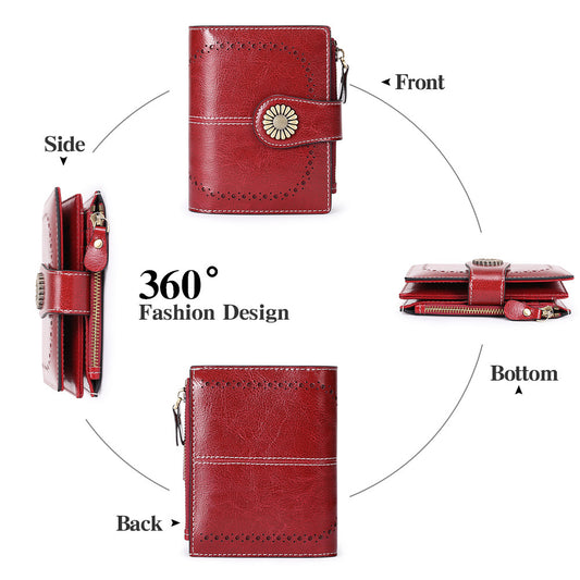 Coin Purse with Zipper Card Holder