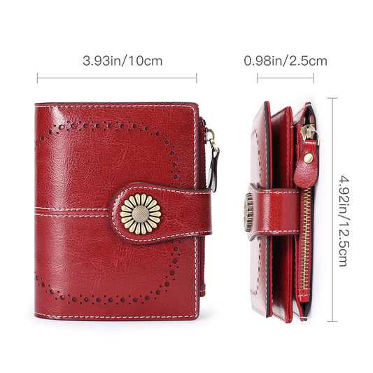 Coin Purse with Zipper Card Holder