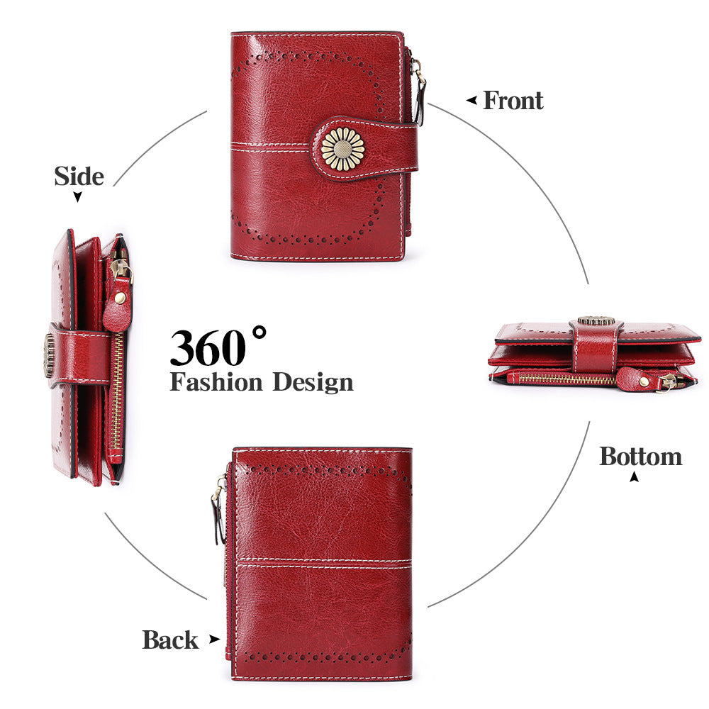 Coin Purse with Zipper Card Holder