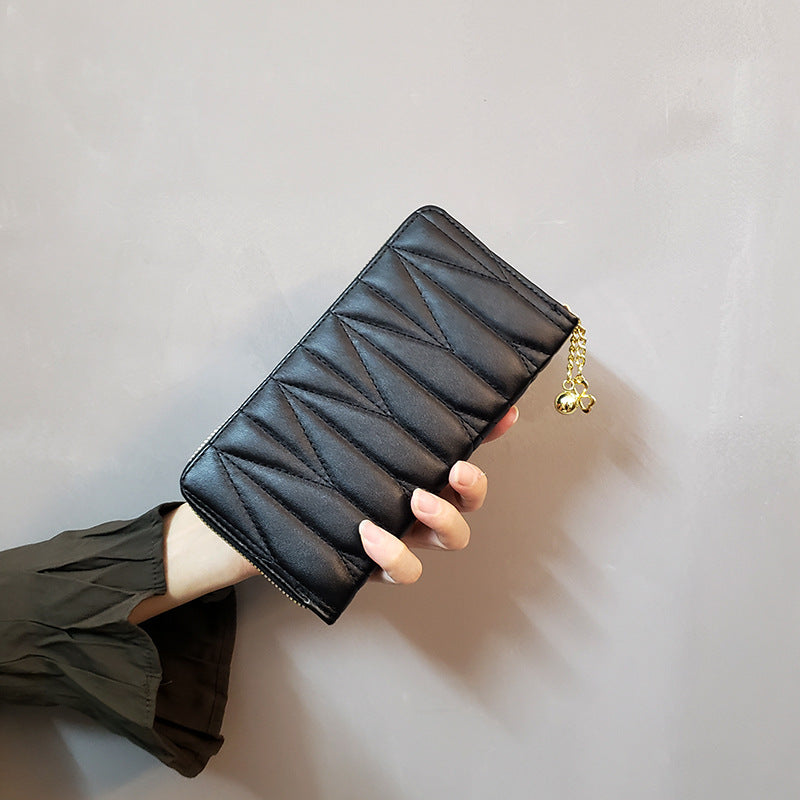 Zip Around Wallet with Multiple Compartments