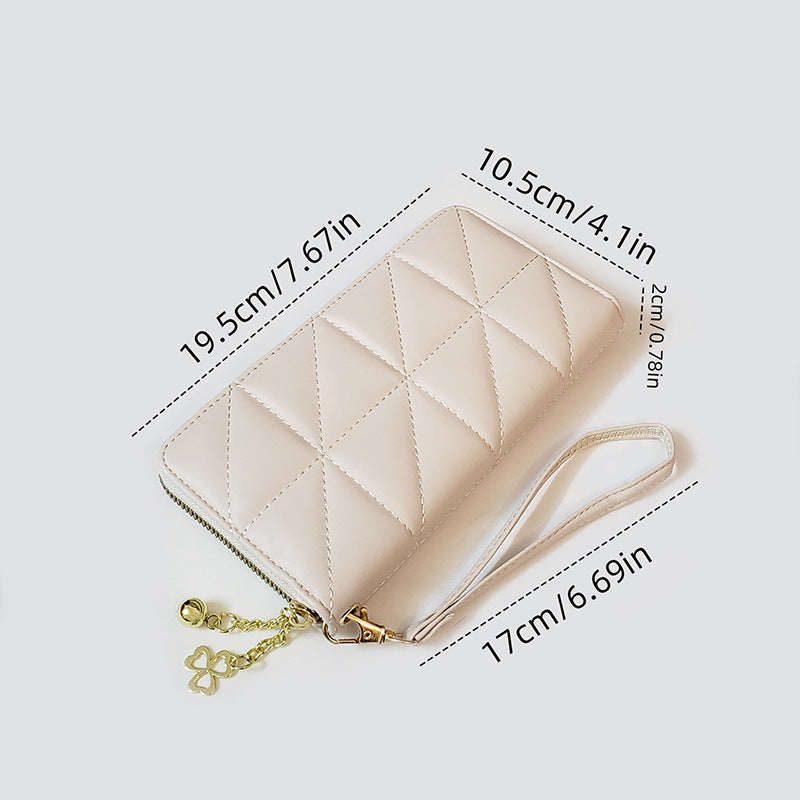 Zip Around Wallet with Multiple Compartments