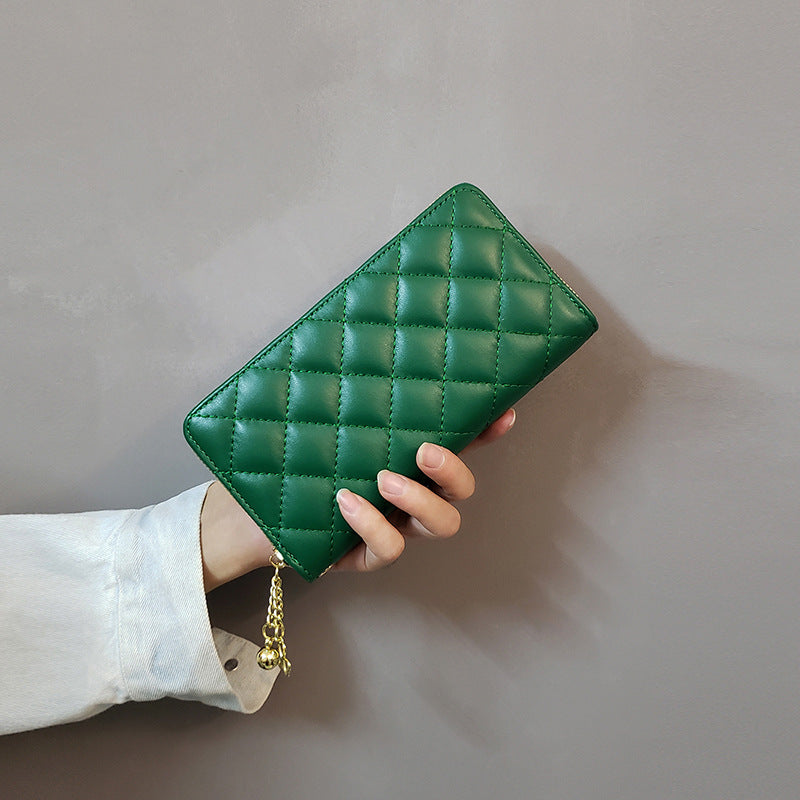 Zip Around Wallet with Multiple Compartments