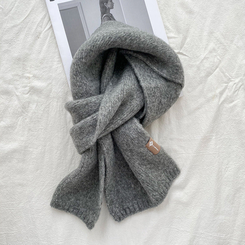 Luxuriously Soft Wool Blend Knit Scarf