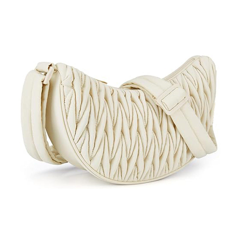 Chic Water-Resistant Crescent Sling Bag