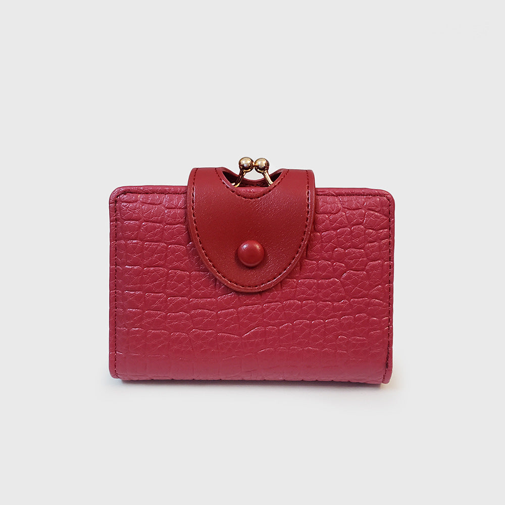 Elegant Croc Embossed Wallet