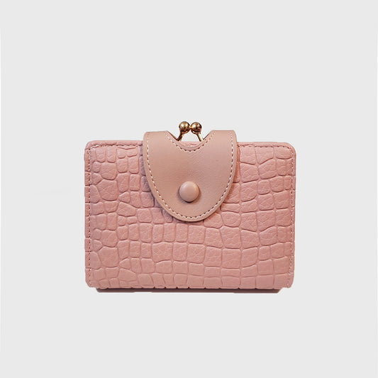 Elegant Croc Embossed Wallet