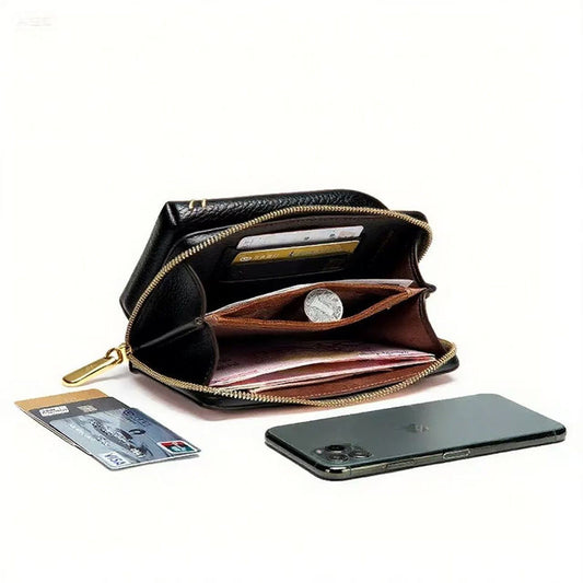 Chic Embroidered Crossbody Phone Wallet