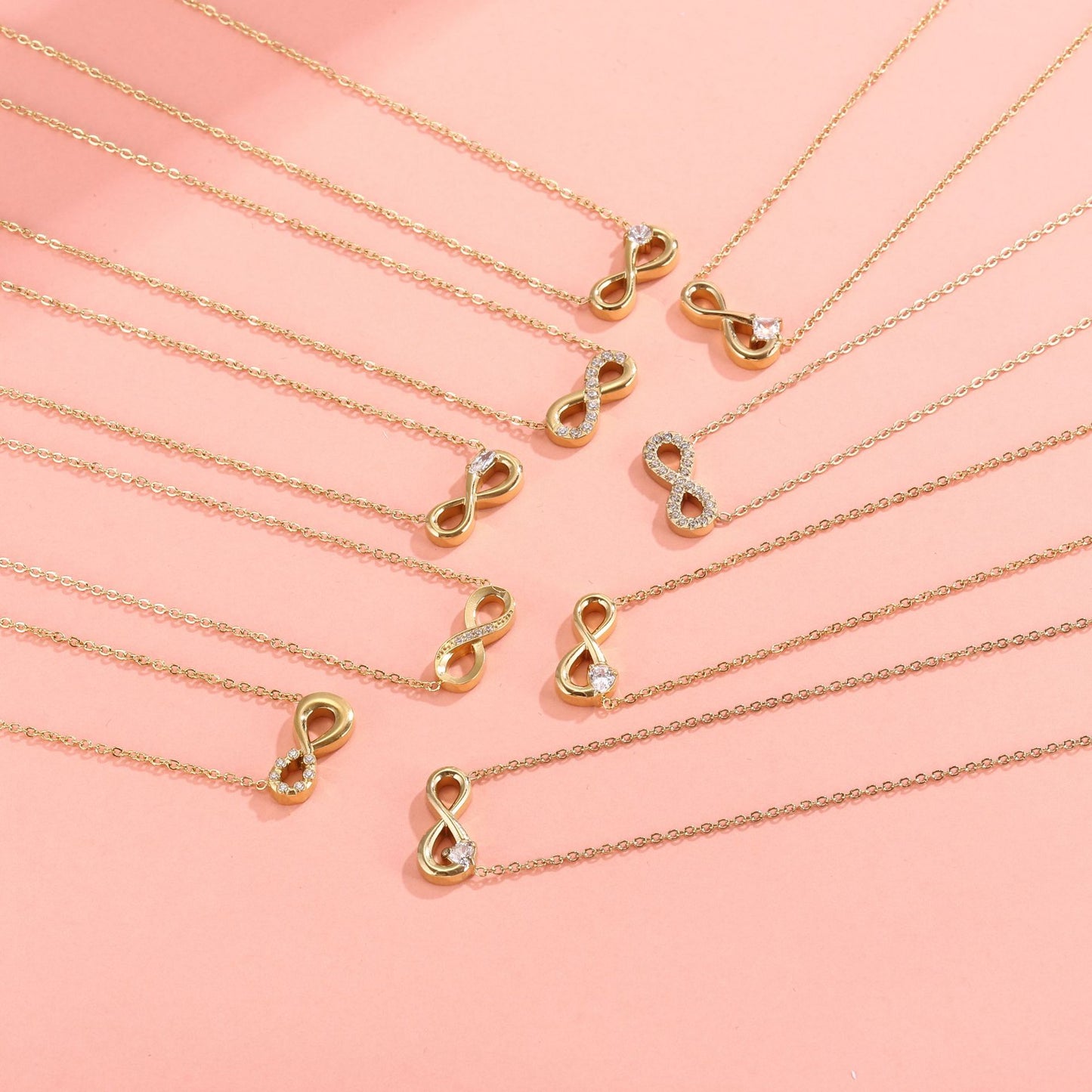 Gold Infinity Necklace
