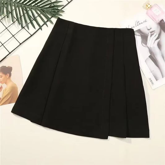 Irregular High Waist Skirt Women Korean-Style Fashion Short Sexy Mini Skirt Jupe Femme Spring Summer Skirts Womens Faldas C5472