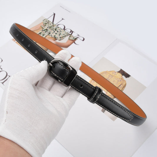 Simple Decorative Versatile Thin Belt