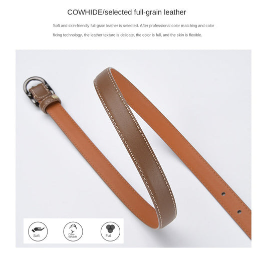 Simple Decorative Versatile Thin Belt