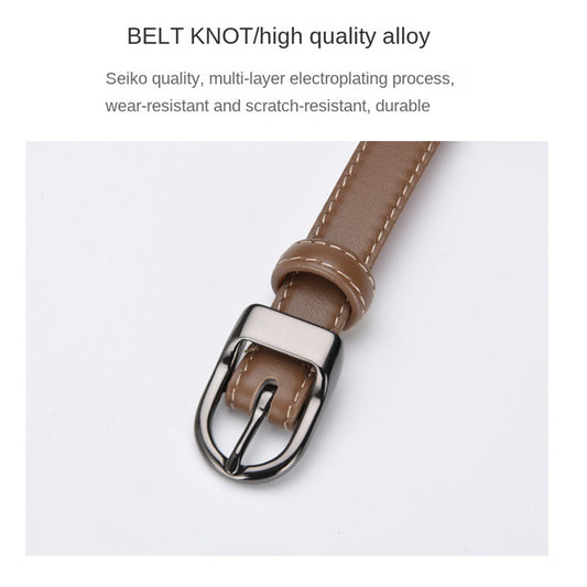 Simple Decorative Versatile Thin Belt
