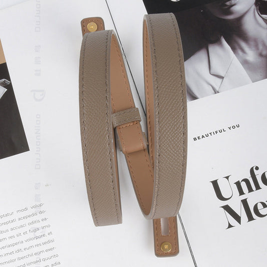 Cow Leather Waist Slim Belt