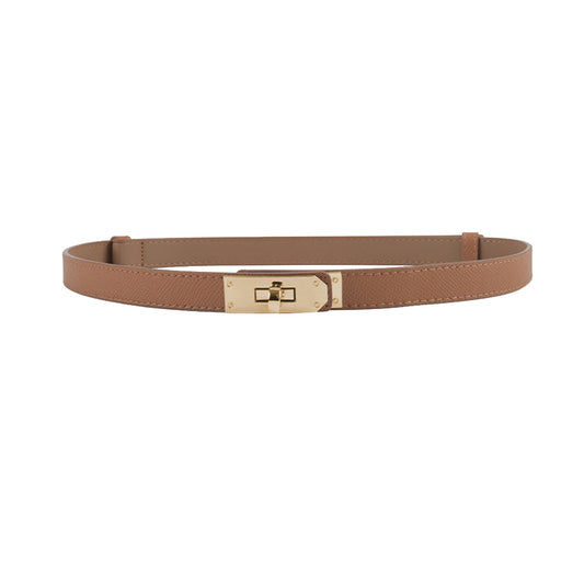 Cow Leather Waist Slim Belt