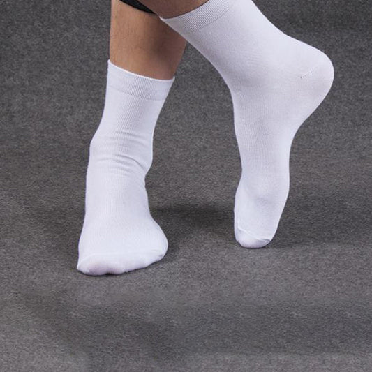 Cotton Breathable Crew Length Socks (5 pairs)