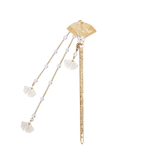Chinese Style Fringe Hanfu Hairpin Headdress