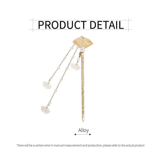 Chinese Style Fringe Hanfu Hairpin Headdress
