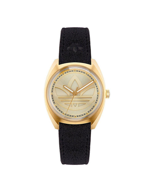 ADIDAS Black Leather Watch