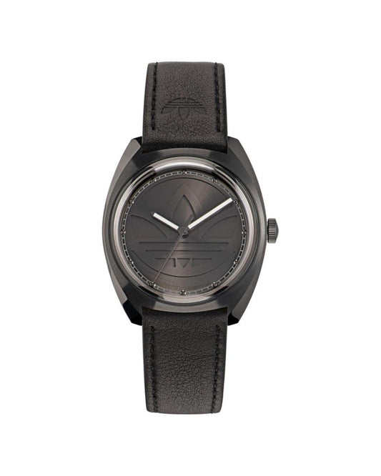 ADIDAS Black Leather Watch