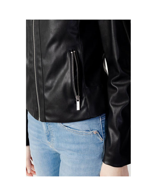 ARMANI EXCHANGE Black Polyester Jacket