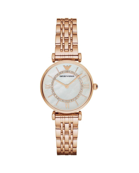 ARMANI Rose Gold Steel Watch