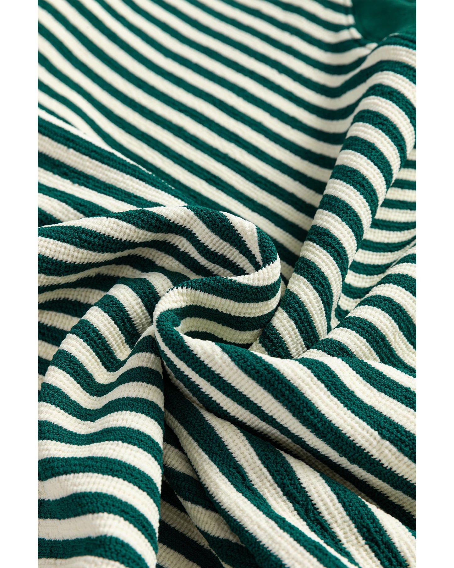 Loose Drop Shoulder Long Sleeve Stripe Top