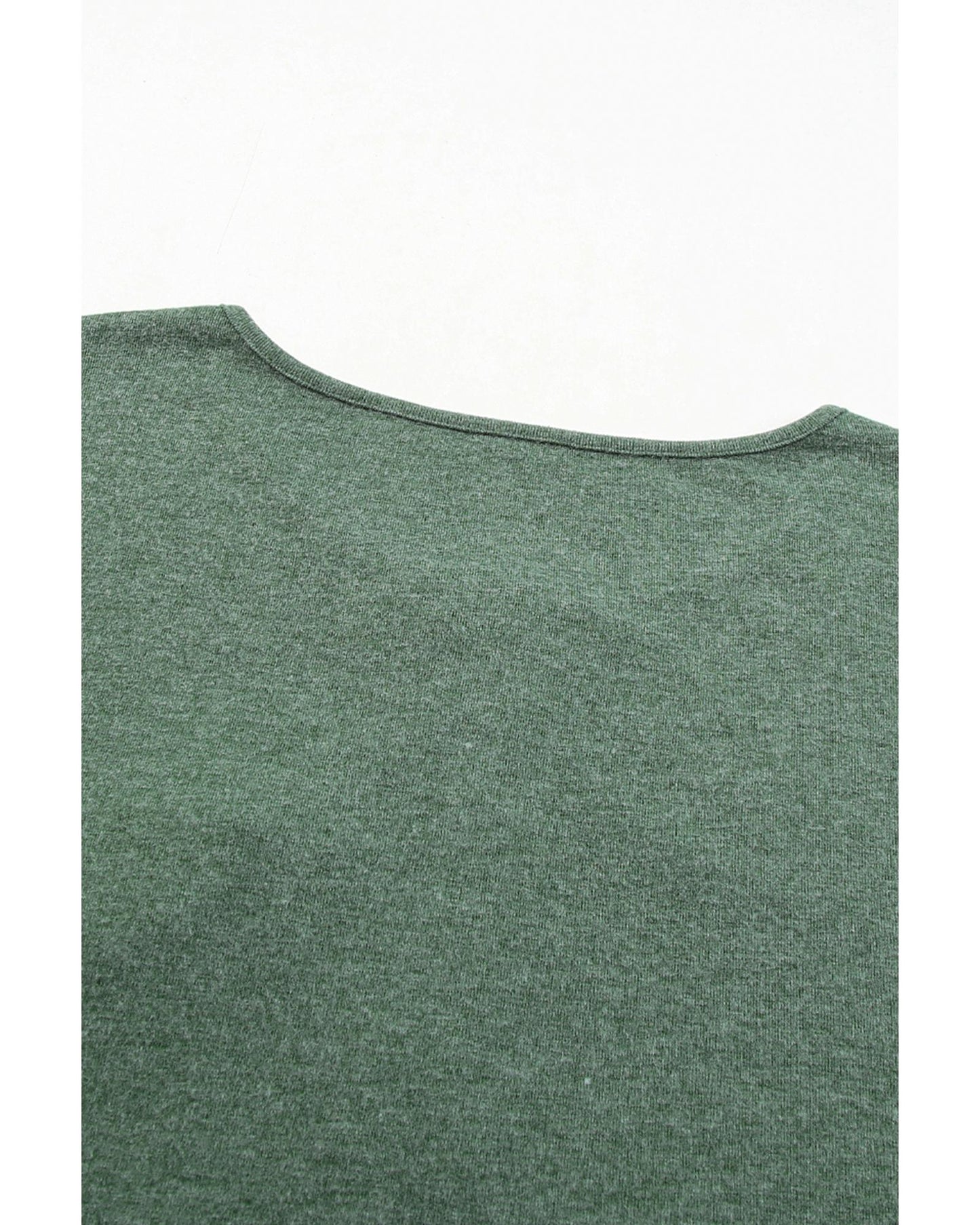 Mist Green Snap Button Henley Top